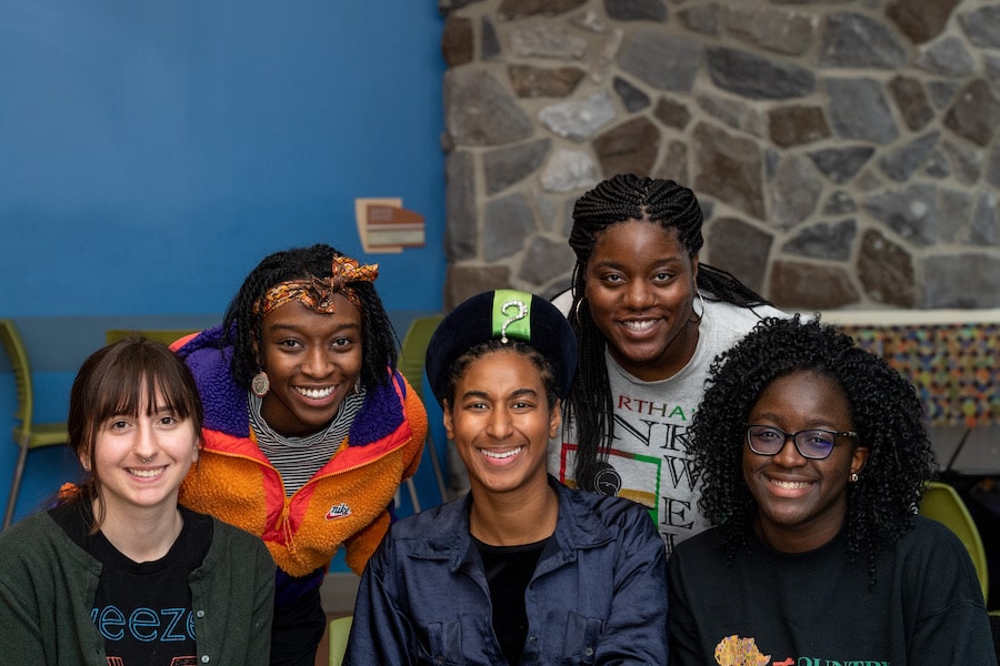 A group of students involved in the Tartan Scholars program.