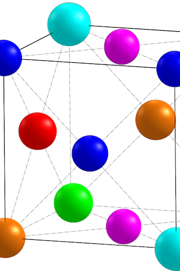 molecular structure of an alloy