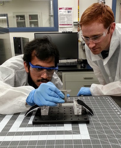 Students in the lab